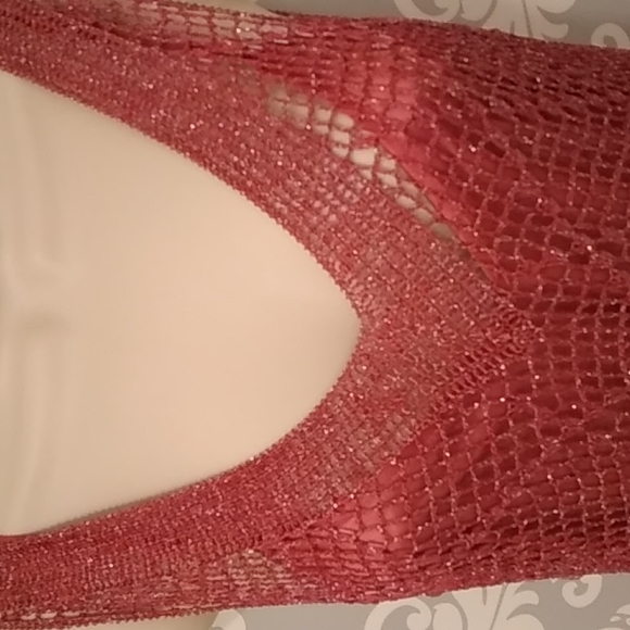 Beaded Le Chateau Top with Silky Under Top - Picture 4 of 7